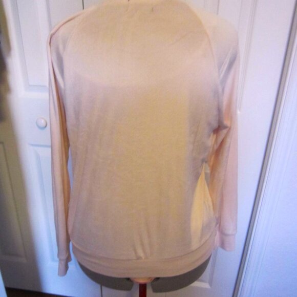 Miss Chievous L Pink Flamingo Christmas Top with Sequins Long Sleeves--Pink--EUC - Picture 5 of 5